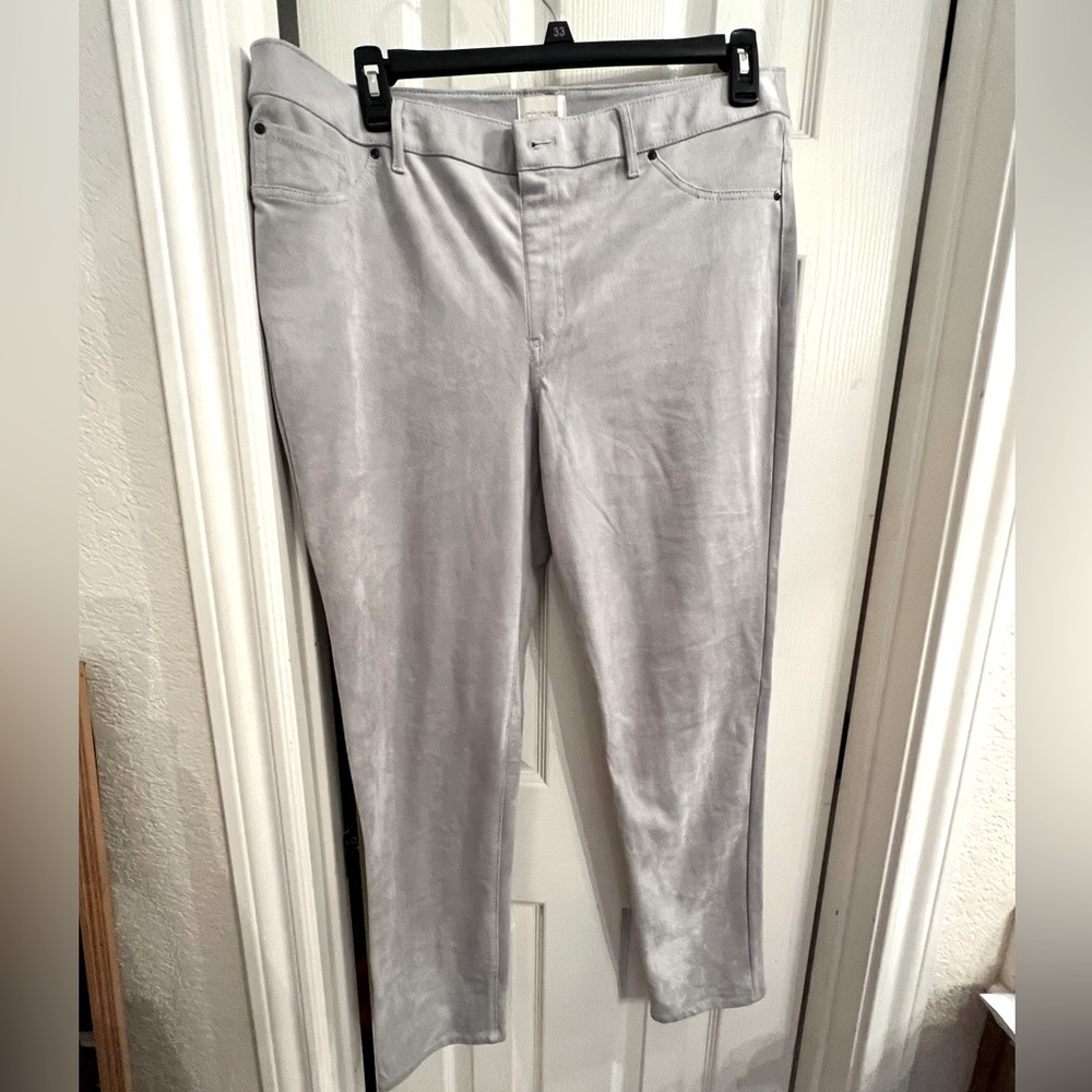 Chicos faux  suede pants